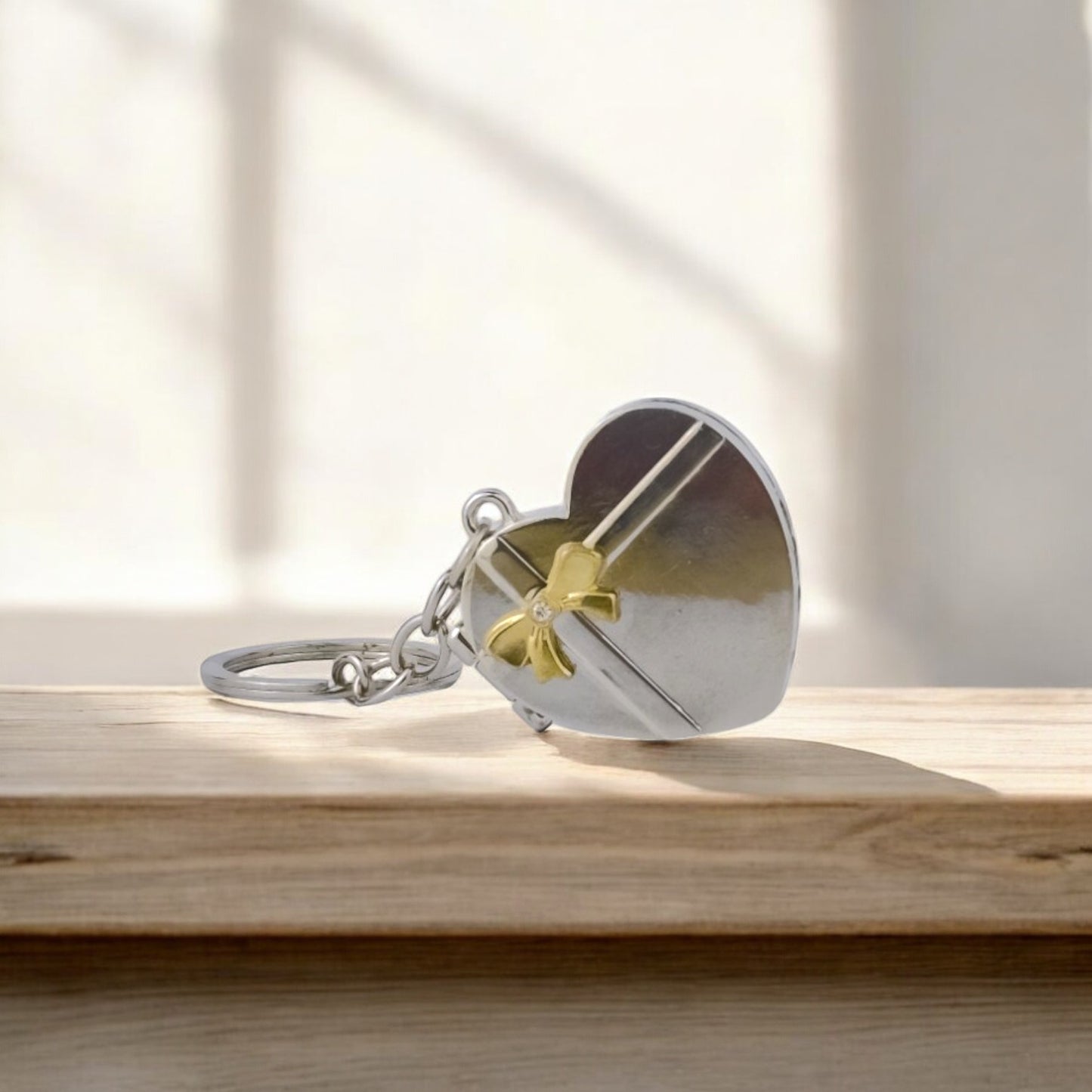 Our Hearts key chain