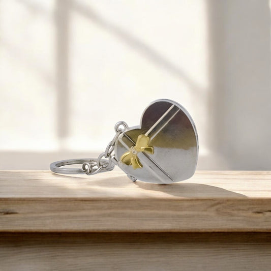 Our Hearts key chain