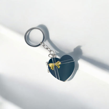Our Hearts key chain